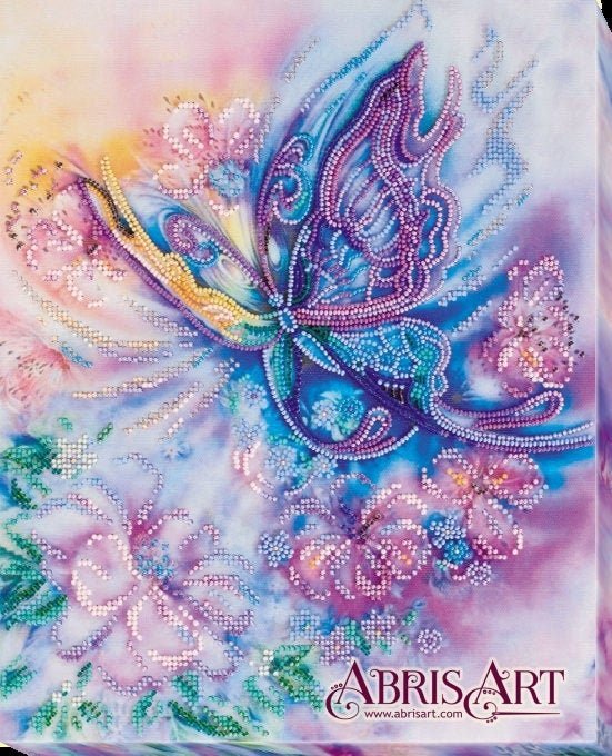 Bead embroidery kit Air pas Size: 10.2"×12.6" (26×32 cm)