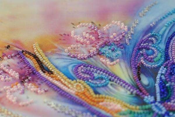 Bead embroidery kit Air pas Size: 10.2"×12.6" (26×32 cm)