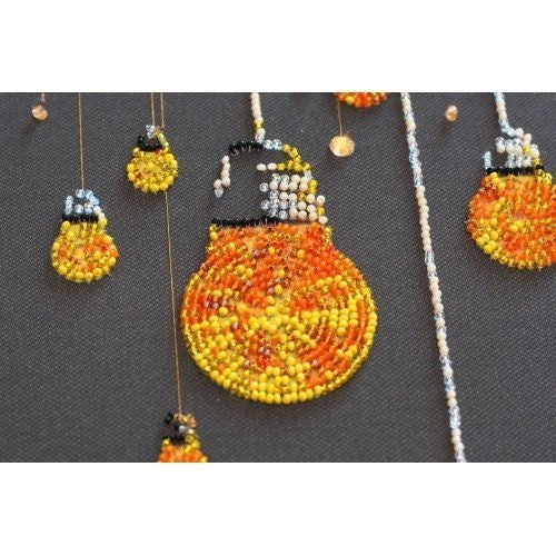 Bead embroidery kit City Size: 11.4"×16.1" (29×41 cm)