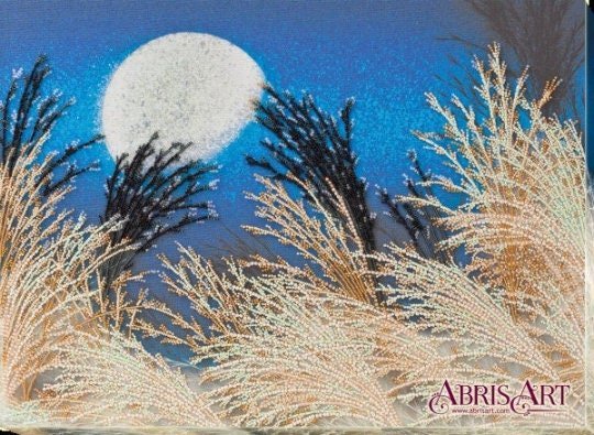 Bead embroidery kit Herbs whisper Size: 10.6"×15.7" (27x35 cm)