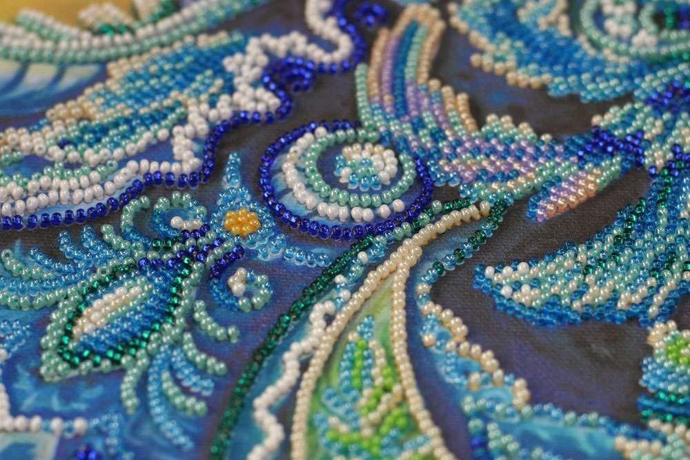 Bead embroidery kit Song of the sea Size: 9.8"×14.7" (25×38 cm)